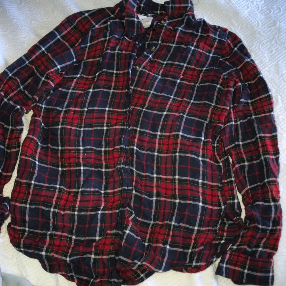 Plaid flannel shirt